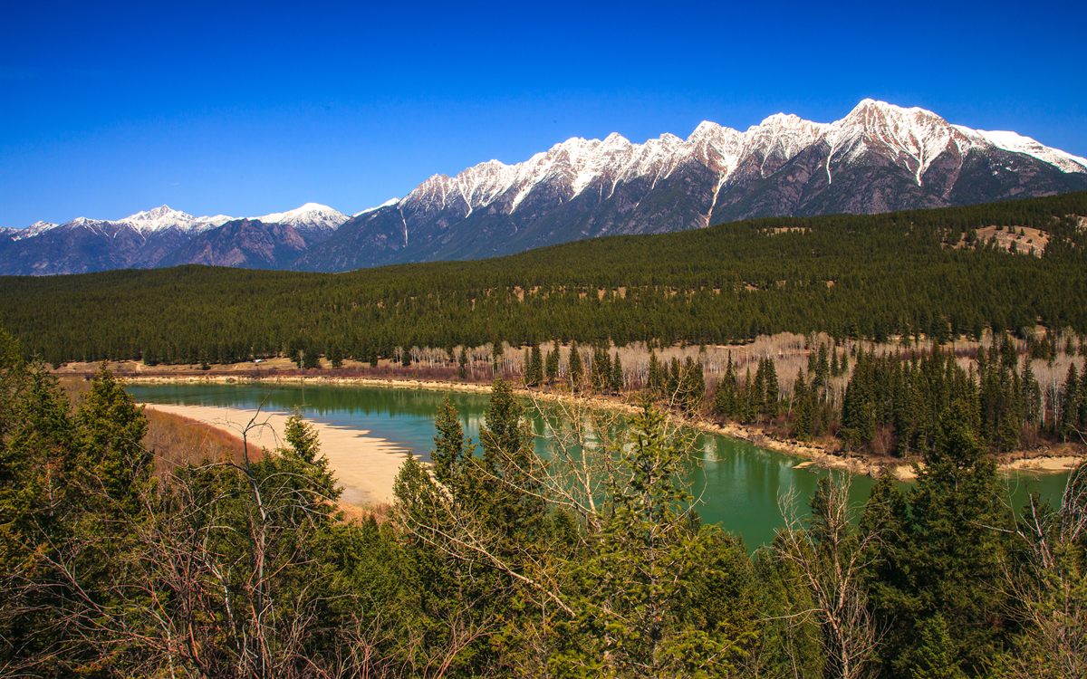 The Steeples above the Kootenay River near Cranbrook